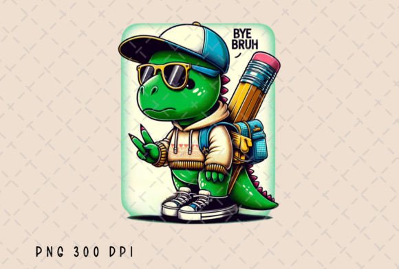 Bye Bruh Dino: A Playful Font for Teachers & Creators