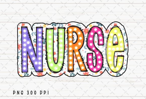 Colorful Nurse Life Floral Flowers PNG: Design Guide
