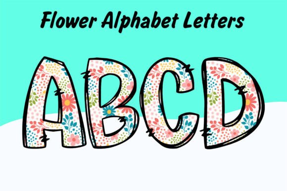 Spring Daisy Flower Alphabet Doodle Png: A Fresh Take on Custom Design